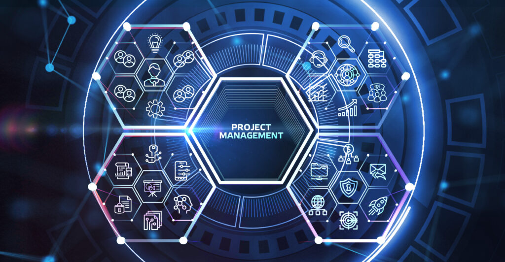 Project management concept illustration