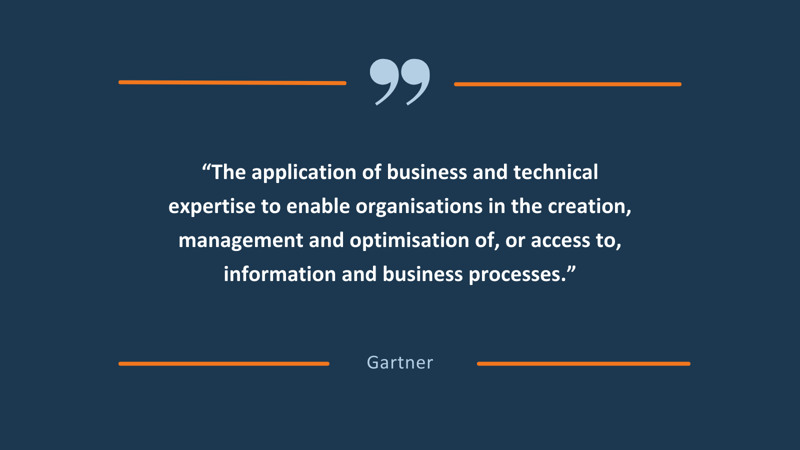 Quote from Gartner defining IT services spending